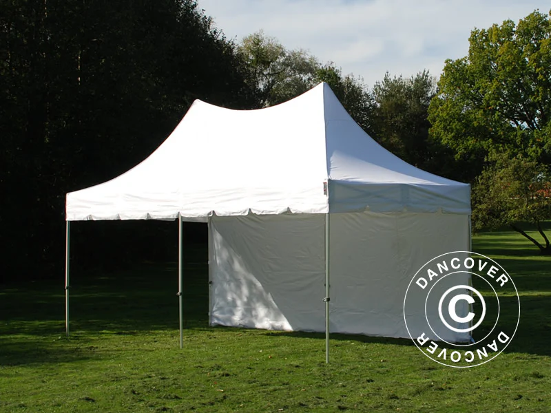 Snabbtält FleXtents PRO Peak Pagoda 3x6m Vit, inkl. 6 sidor - Image 9