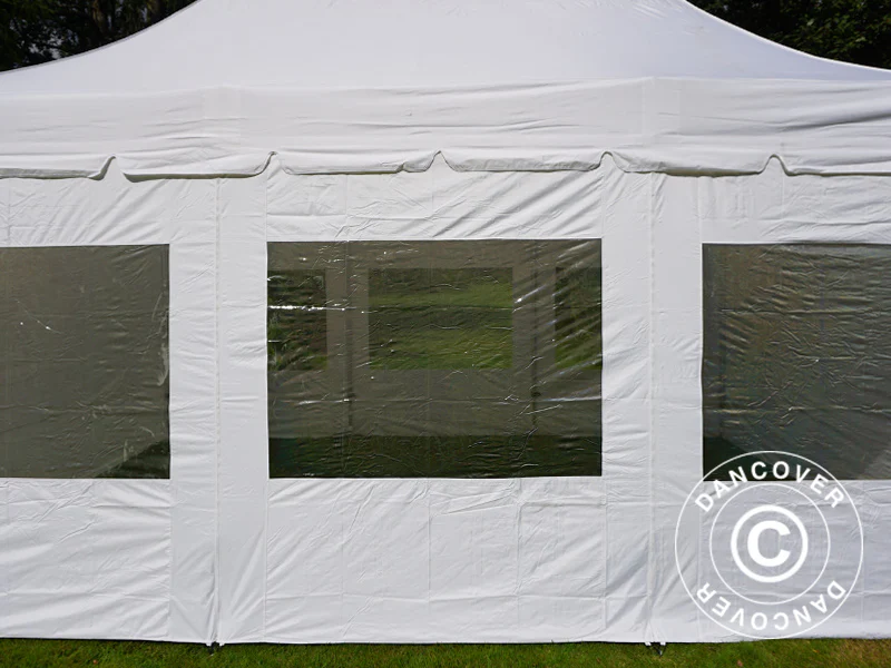 Snabbtält FleXtents PRO Peak Pagoda 4x6m Vit, inkl. 8 sidor - Image 12
