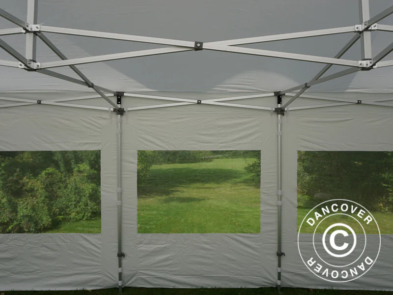 Snabbtält FleXtents PRO Peak Pagoda 4x6m Vit, inkl. 8 sidor - Image 19