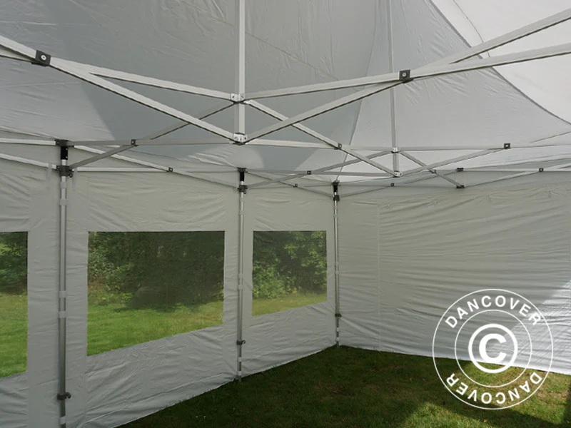 Snabbtält FleXtents PRO Peak Pagoda 4x6m Vit, inkl. 8 sidor - Image 22