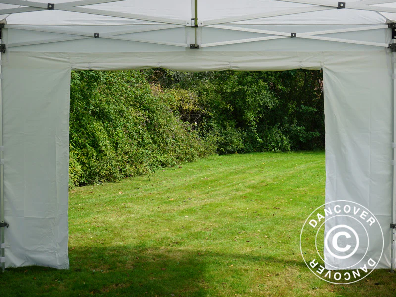 Snabbtält FleXtents PRO Peak Pagoda 4x6m Vit, inkl. 8 sidor - Image 23