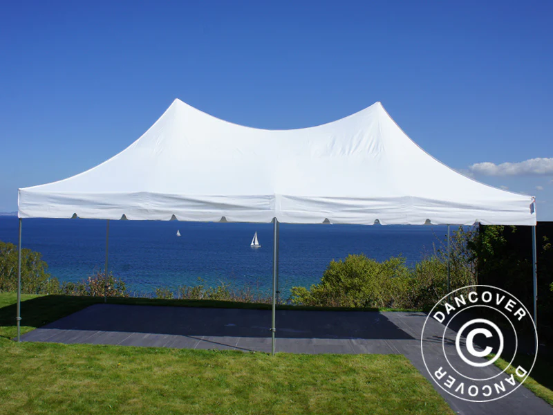 Snabbtält FleXtents PRO Peak Pagoda 4x8m Vit, inkl. 6 sidor - Image 7