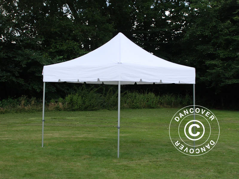 Snabbtält FleXtents PRO "Peaked" 3x3m Vit, inkl. 4 sidor - Image 6