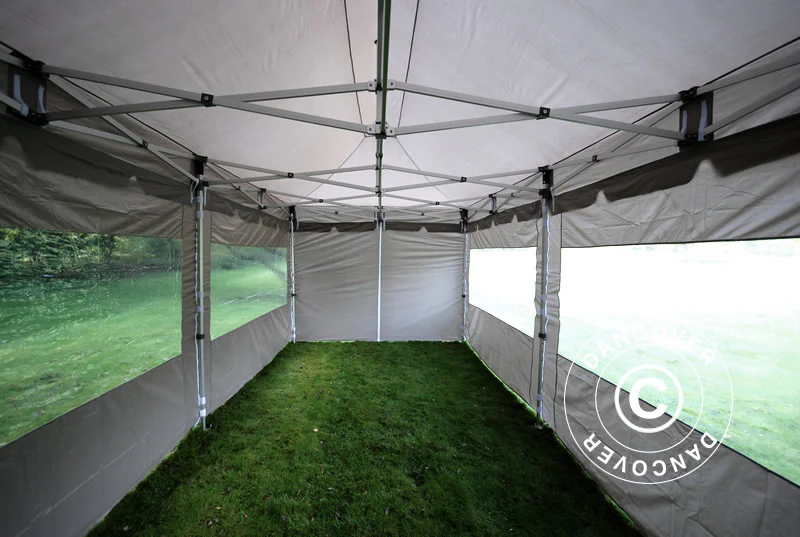 Snabbtält FleXtents PRO "Peaked" 3x6m Latte, inkl. 6 sidor - Image 14