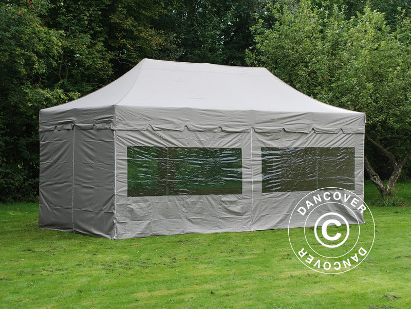 Snabbtält FleXtents PRO "Peaked" 3x6m Latte, inkl. 6 sidor - Image 3