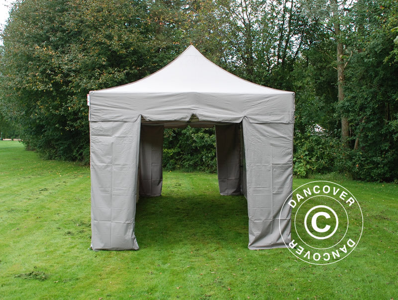 Snabbtält FleXtents PRO "Peaked" 3x6m Latte, inkl. 6 sidor - Image 4