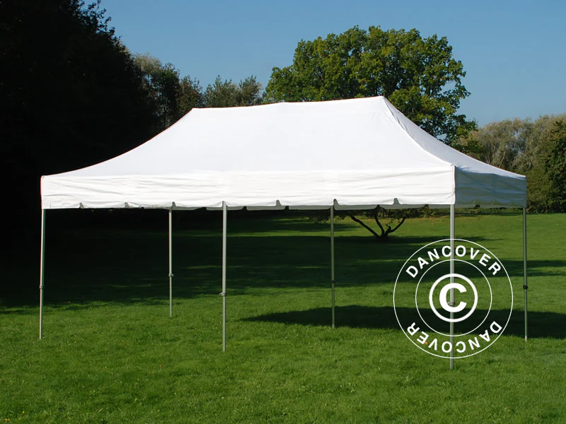 Snabbtält FleXtents PRO "Peaked" 3x6m Vit, inkl. 6 sidor - Image 7