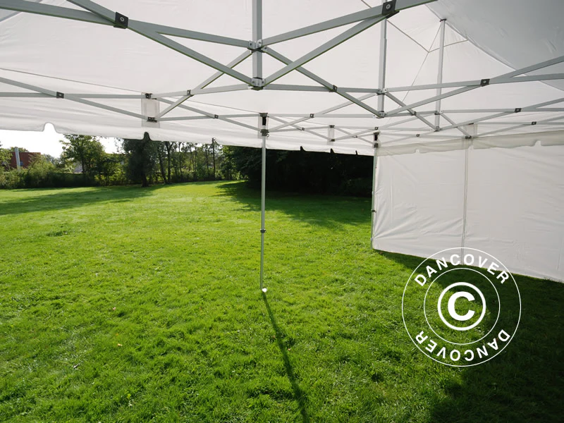 Snabbtält FleXtents PRO "Peaked" 3x6m Vit, inkl. 6 sidor - Image 8