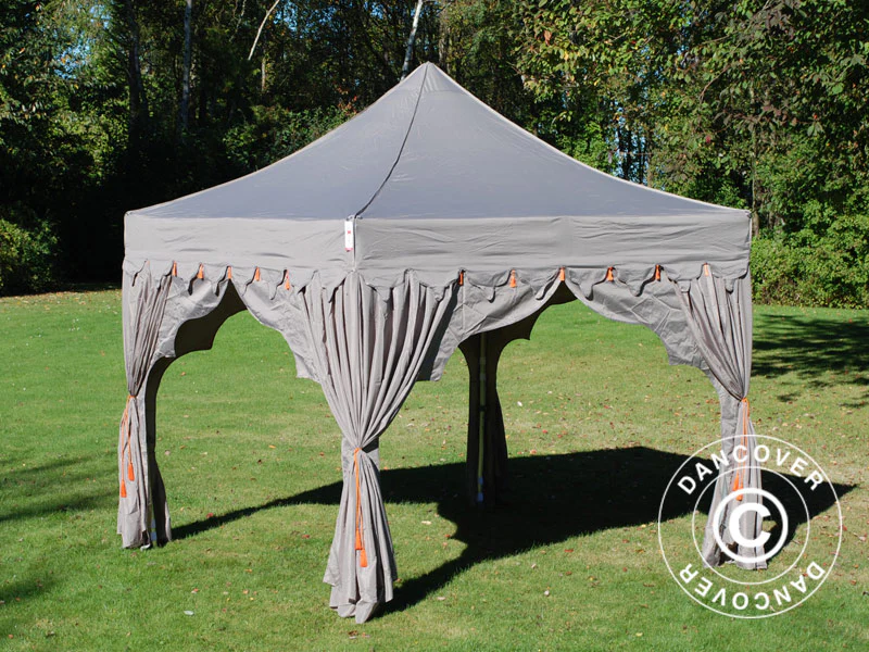 Snabbtält FleXtents PRO "Raj" 3x3m Latte/Orange - Image 12