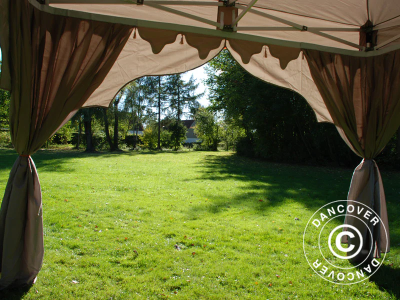 Snabbtält FleXtents PRO "Raj" 3x3m Latte/Orange - Image 15