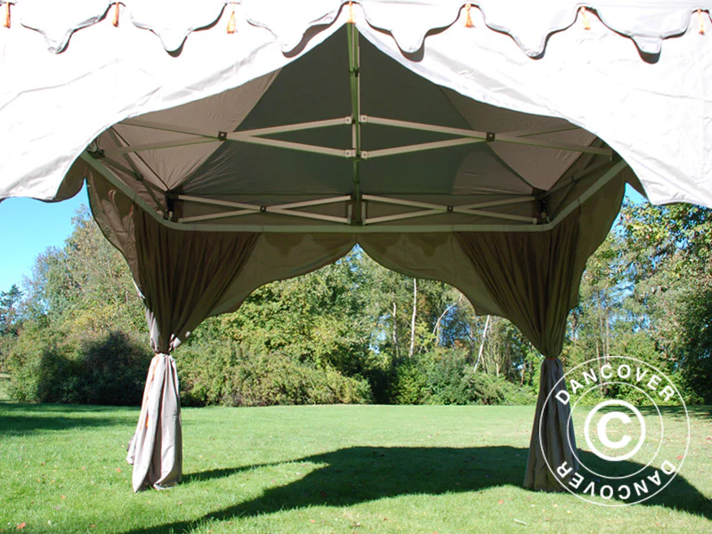 Snabbtält FleXtents PRO "Raj" 3x3m Latte/Orange - Image 5