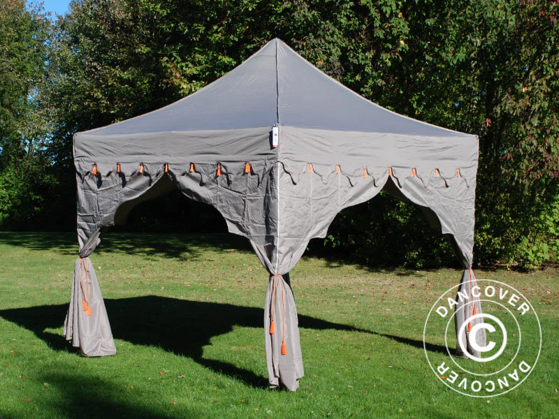 Snabbtält FleXtents PRO "Raj" 3x3m Latte/Orange - Image 9