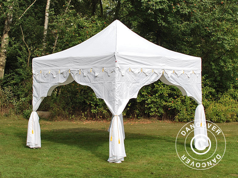 Snabbtält FleXtents PRO "Raj" 3x3m Vit/Guld - Image 10