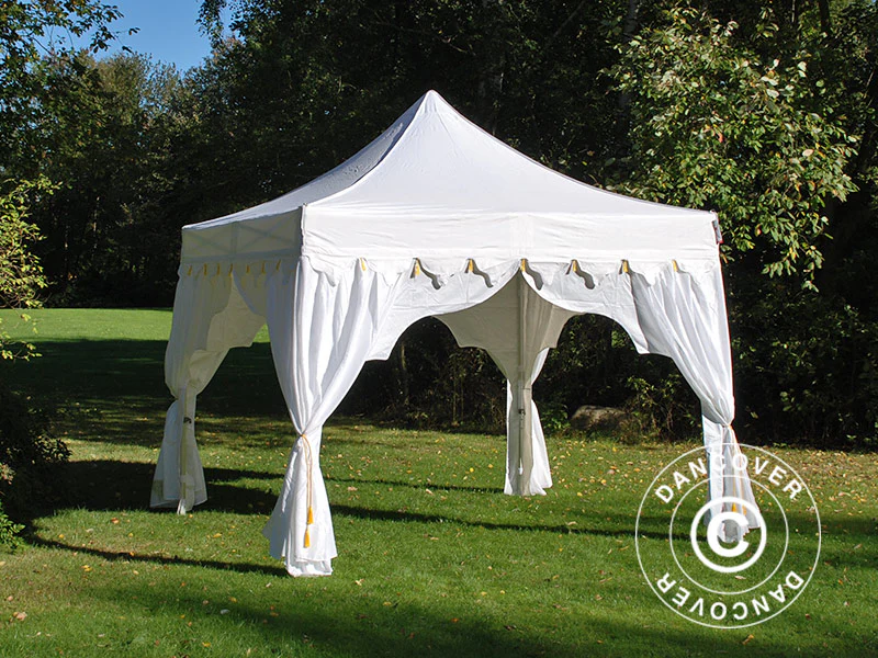 Snabbtält FleXtents PRO "Raj" 3x3m Vit/Guld - Image 2