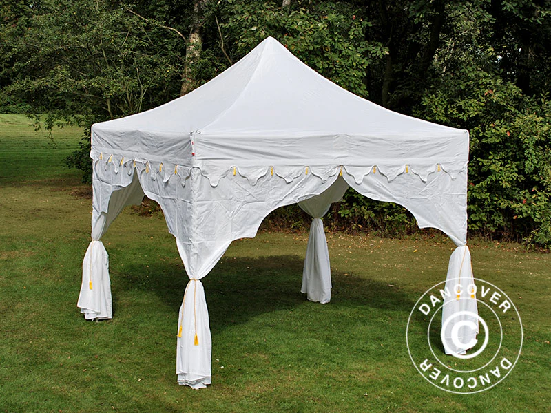 Snabbtält FleXtents PRO "Raj" 3x3m Vit/Guld - Image 9
