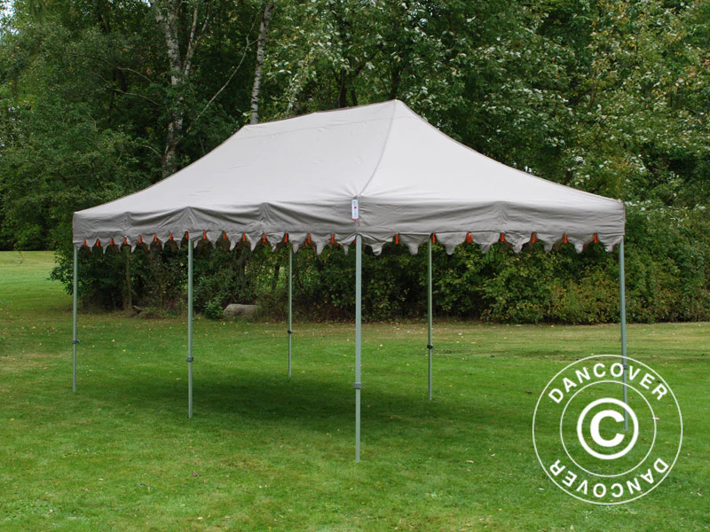 Snabbtält FleXtents PRO "Raj" 3x6m Latte/Orange - Image 17