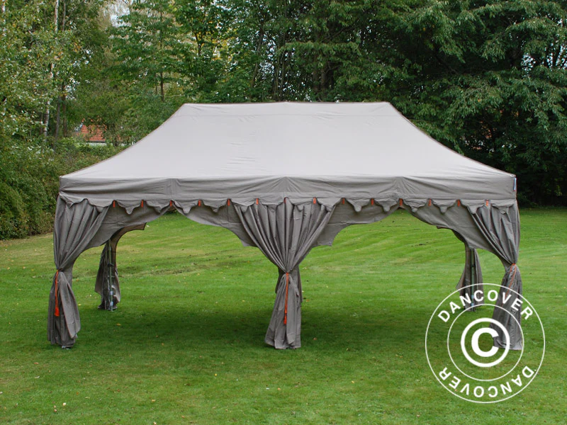 Snabbtält FleXtents PRO "Raj" 3x6m Latte/Orange - Image 4
