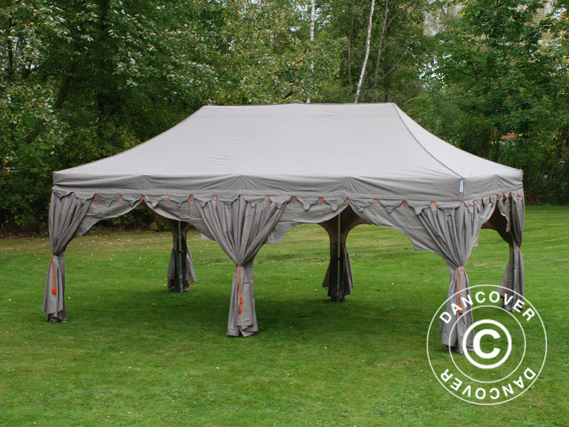 Snabbtält FleXtents PRO "Raj" 3x6m Latte/Orange - Image 5