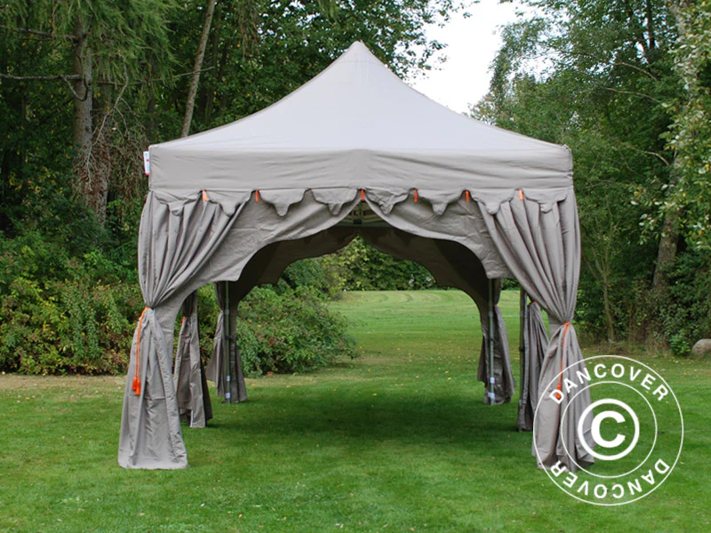 Snabbtält FleXtents PRO "Raj" 3x6m Latte/Orange - Image 6