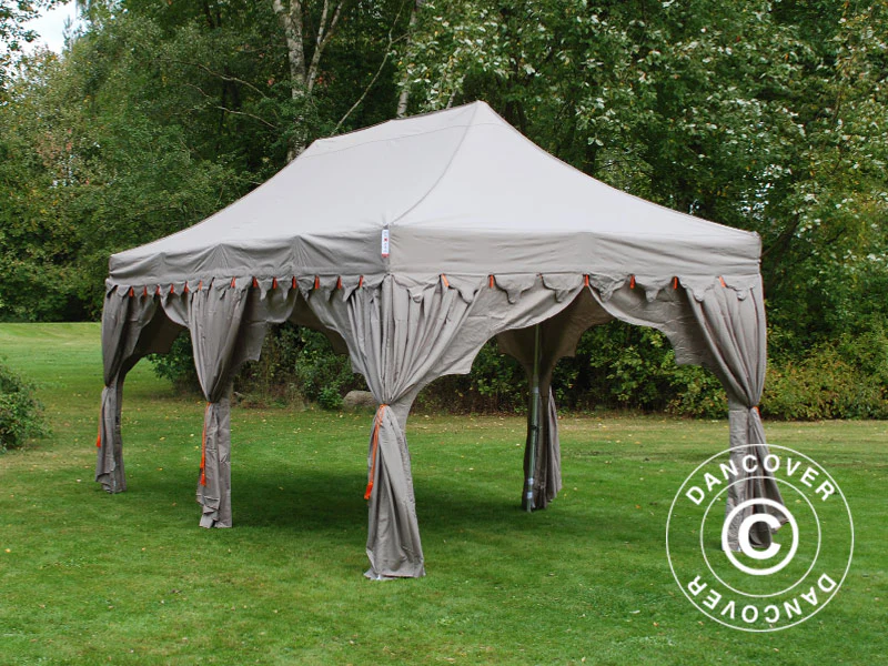 Snabbtält FleXtents PRO "Raj" 3x6m Latte/Orange - Image 7