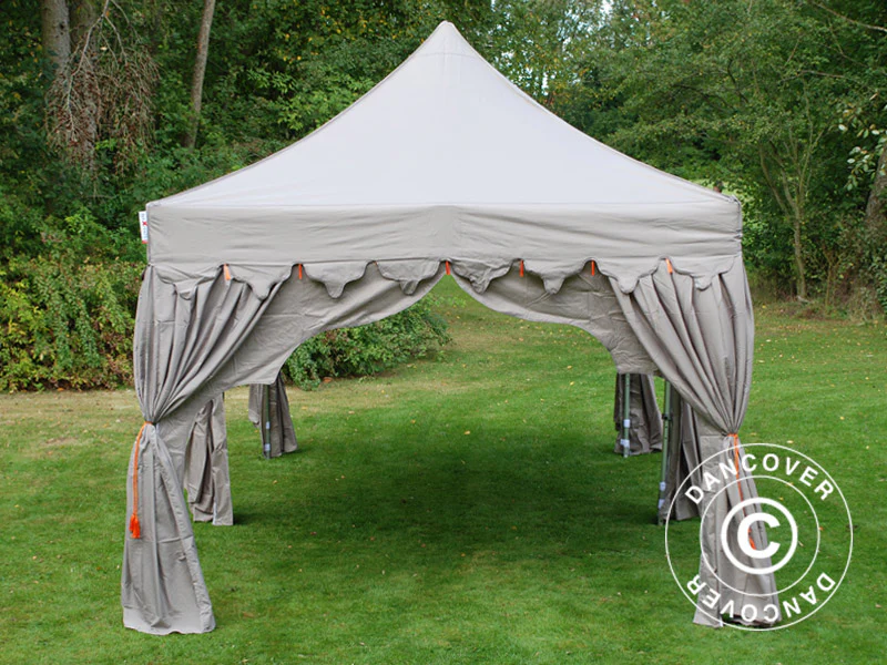 Snabbtält FleXtents PRO "Raj" 3x6m Latte/Orange - Image 8