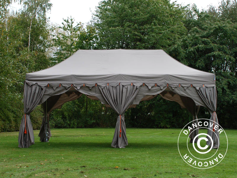 Snabbtält FleXtents PRO "Raj" 3x6m Latte/Orange - Image 9