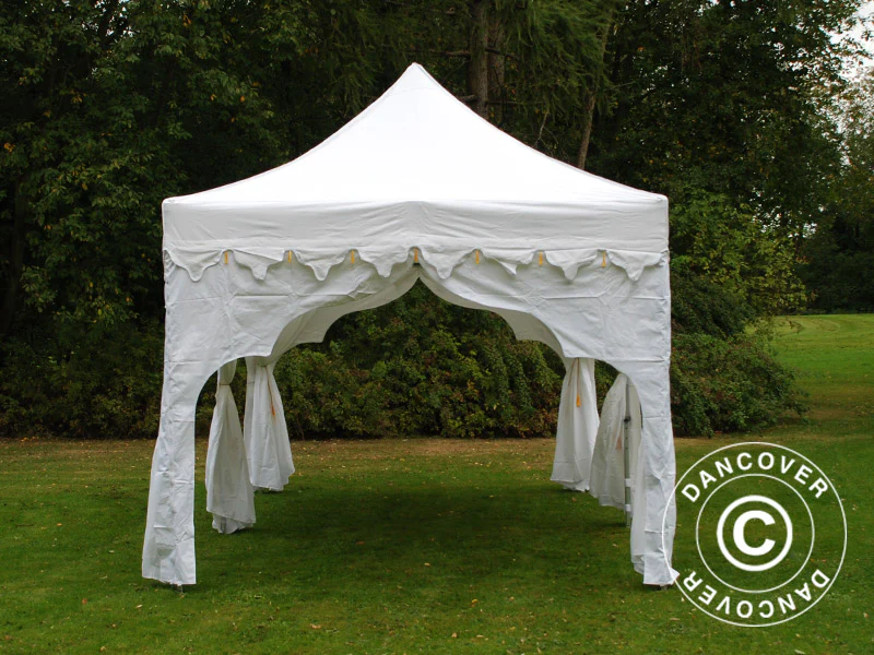 Snabbtält FleXtents PRO "Raj" 3x6m Vit/Guld - Image 11