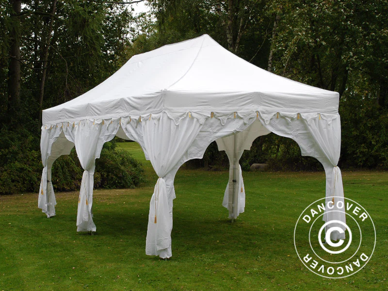 Snabbtält FleXtents PRO "Raj" 3x6m Vit/Guld - Image 6