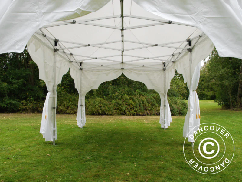 Snabbtält FleXtents PRO "Raj" 3x6m Vit/Guld - Image 8
