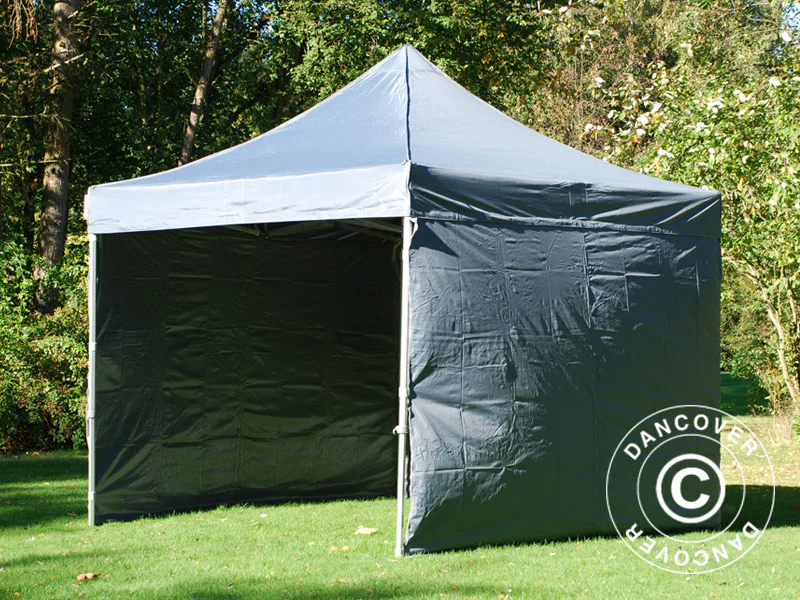 Snabbtält FleXtents PRO Steel 3x3m Grå, inkl. 4 sidor - Image 10