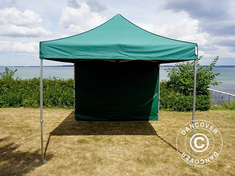 Snabbtält FleXtents PRO Steel 3x3m Grön, inkl. 4 sidor - Image 8