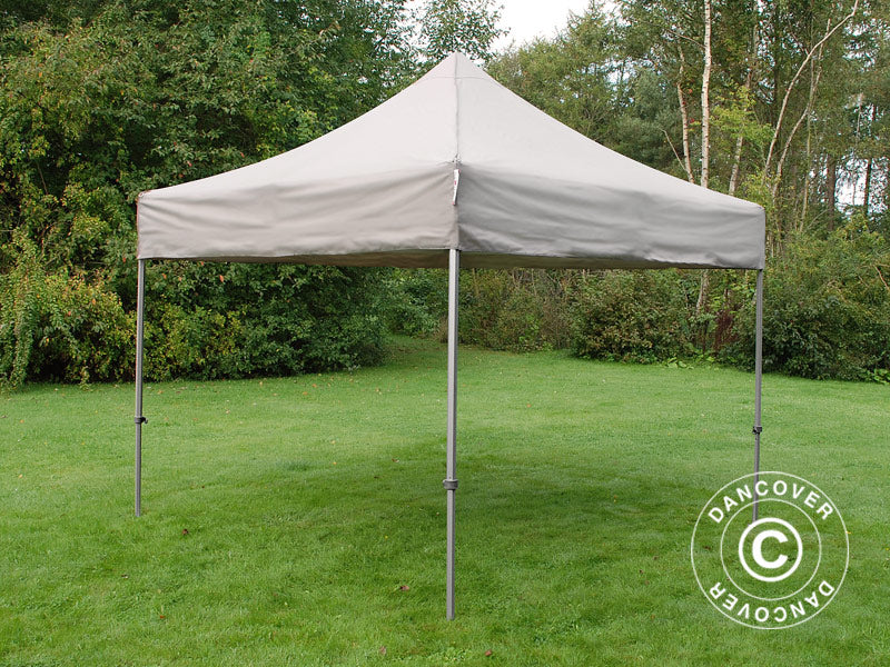 Snabbtält FleXtents PRO Steel 3x3m Latte, inkl. 4 dekorativa gardiner - Image 2