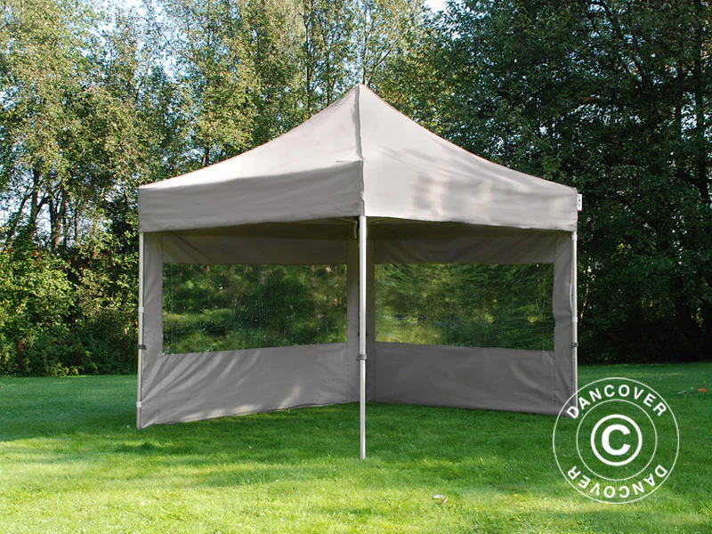 Snabbtält FleXtents PRO Steel 3x3m Latte, inkl. 4 sidor - Image 4