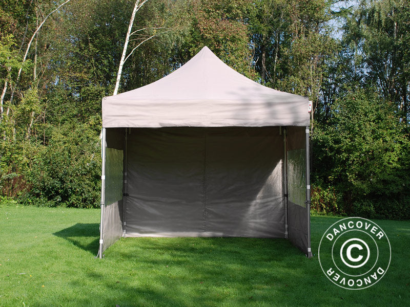 Snabbtält FleXtents PRO Steel 3x3m Latte, inkl. 4 sidor - Image 5