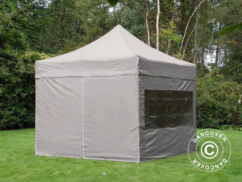 Snabbtält FleXtents PRO Steel 3x3m Latte, inkl. 4 sidor - Image 7