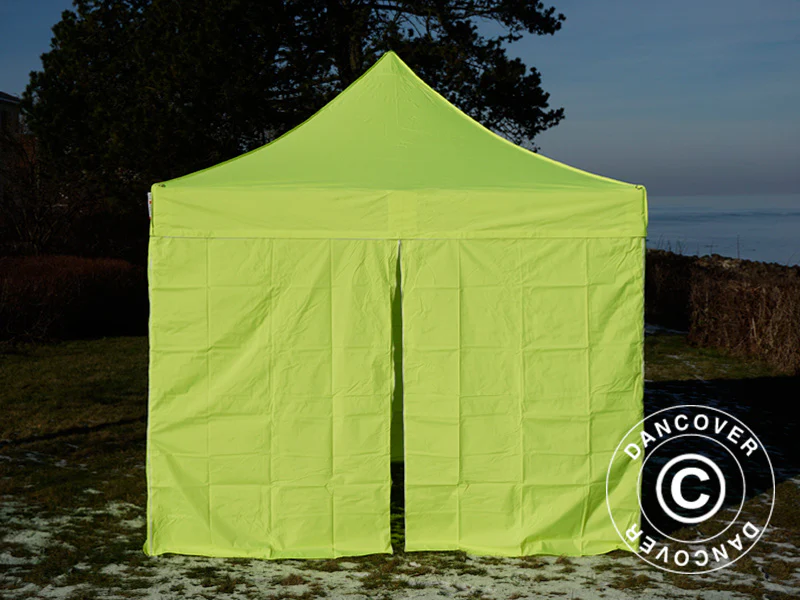 Snabbtält FleXtents PRO Steel 3x3m Neongul/grön, inkl. 4 sidor BARA 4 ST. KVAR - Image 3