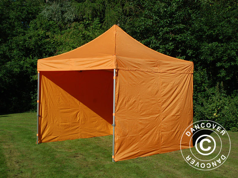 Snabbtält FleXtents PRO Steel 3x3m Orange, inkl. 4 sidor - Image 11