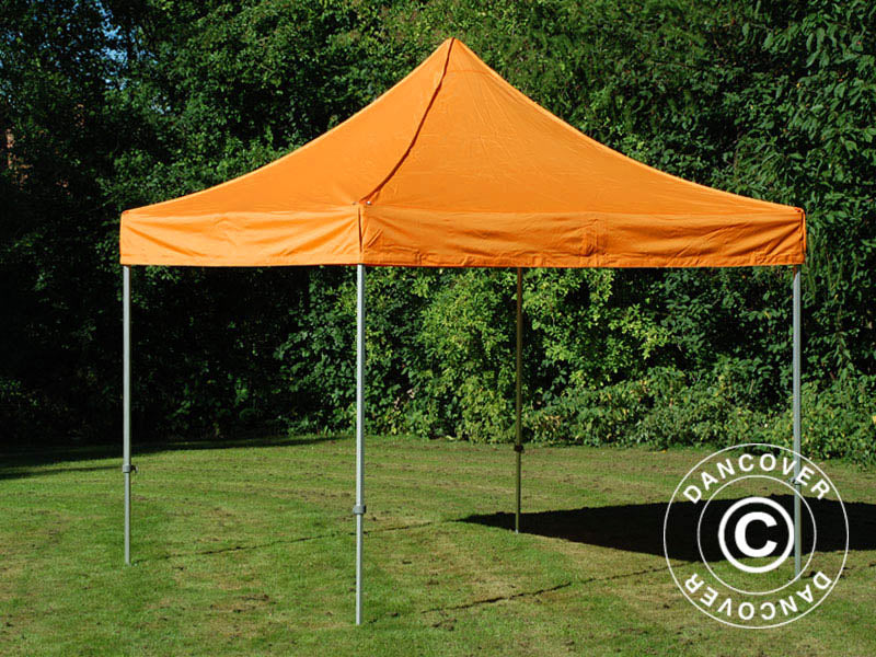 Snabbtält FleXtents PRO Steel 3x3m Orange, inkl. 4 sidor - Image 14