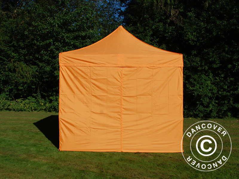 Snabbtält FleXtents PRO Steel 3x3m Orange, inkl. 4 sidor - Image 4