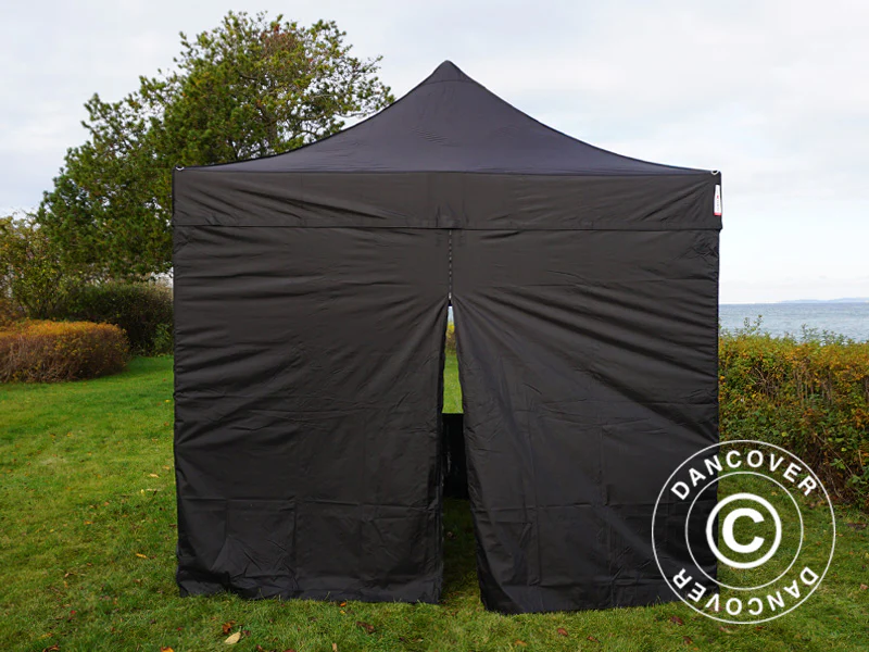 Snabbtält FleXtents PRO Steel 3x3m Svart, inkl. 4 sidor - Image 5