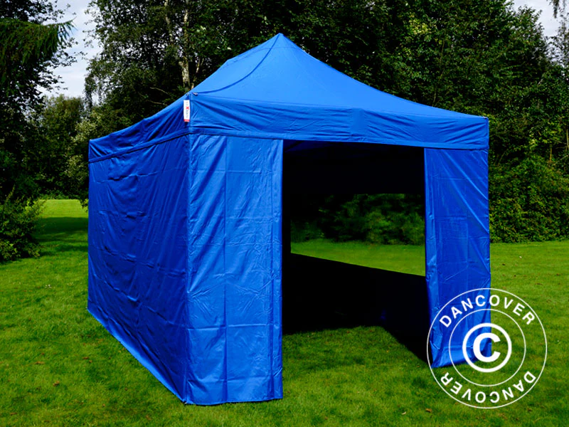 Snabbtält FleXtents PRO Steel 3x4,5m, Blå, inkl. 4 sidor - Image 6