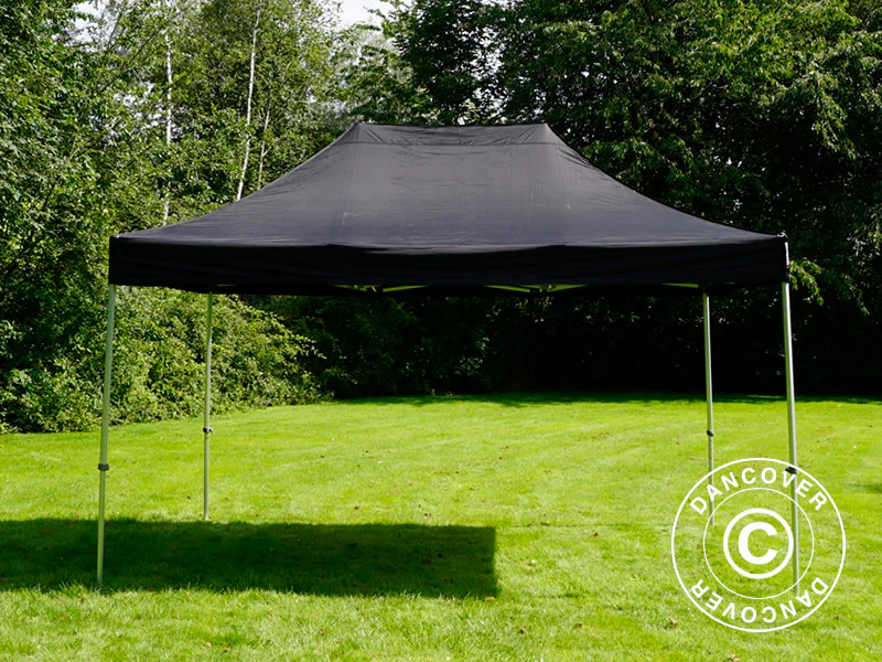 Snabbtält FleXtents PRO Steel 3x4,5m, Svart, inkl. 4 sidor - Image 11