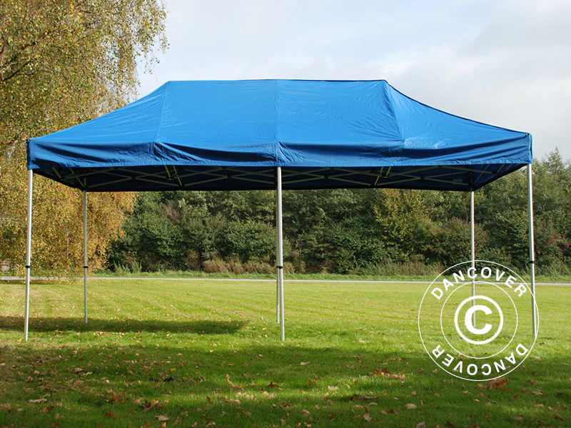 Snabbtält FleXtents PRO Steel 3x6m Blå, inkl. 6 sidor - Image 5