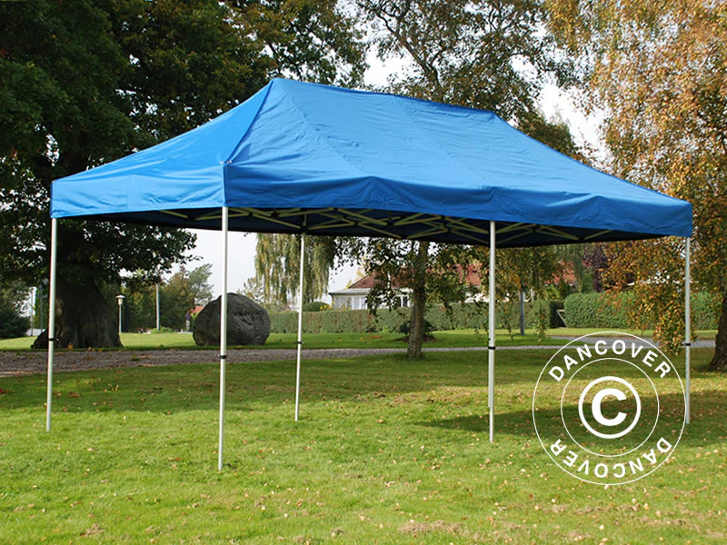 Snabbtält FleXtents PRO Steel 3x6m Blå, inkl. 6 sidor - Image 7