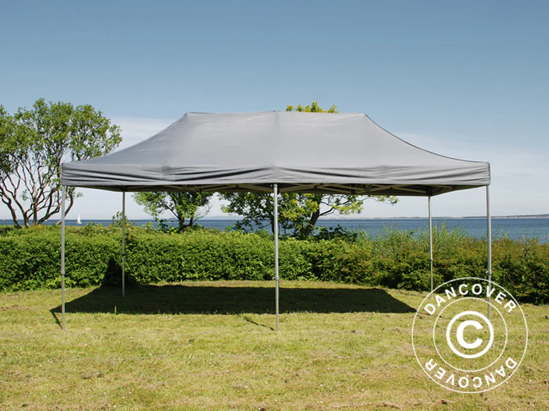 Snabbtält FleXtents PRO Steel 3x6m Grå, inkl. 6 sidor - Image 9