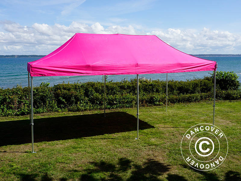 Snabbtält FleXtents PRO Steel 3x6m Rosa - Image 4