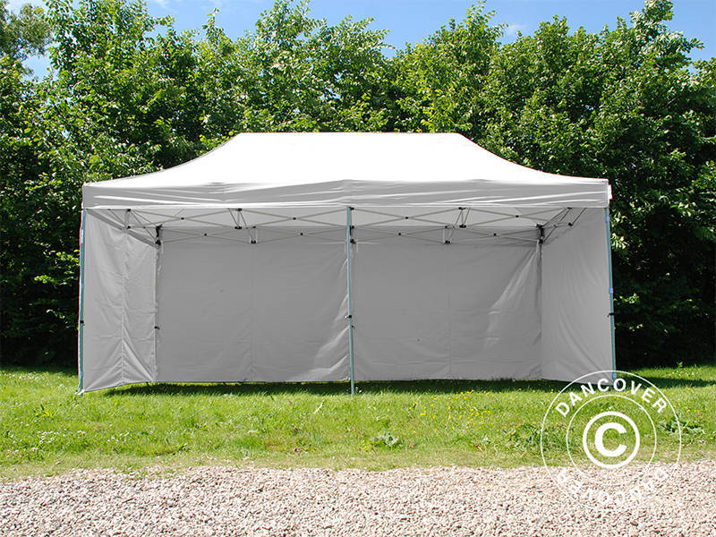 Snabbtält FleXtents PRO Steel 3x6m Vit, inkl. 6 sidor - Image 8