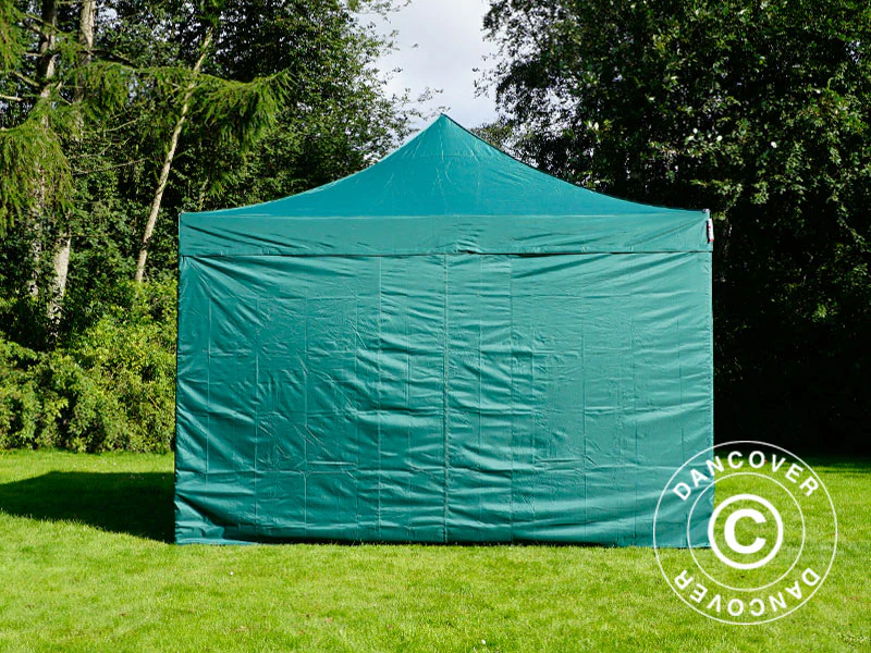 Snabbtält FleXtents PRO Steel 4x4m Grön, inkl. 4 sidor - Image 4