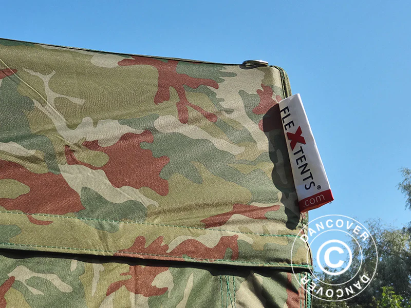 Snabbtält FleXtents PRO Steel 4x4m Kamouflage, inkl. 4 sidor - Image 9