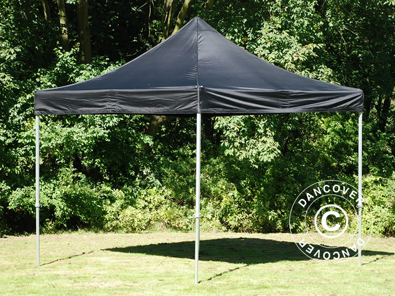 Snabbtält FleXtents PRO Steel 4x4m Svart, inkl. 4 sidor - Image 4